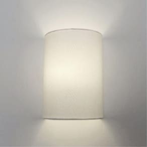 Arandela Meia Cana Retro 25/18x10cm Bivolt Branco