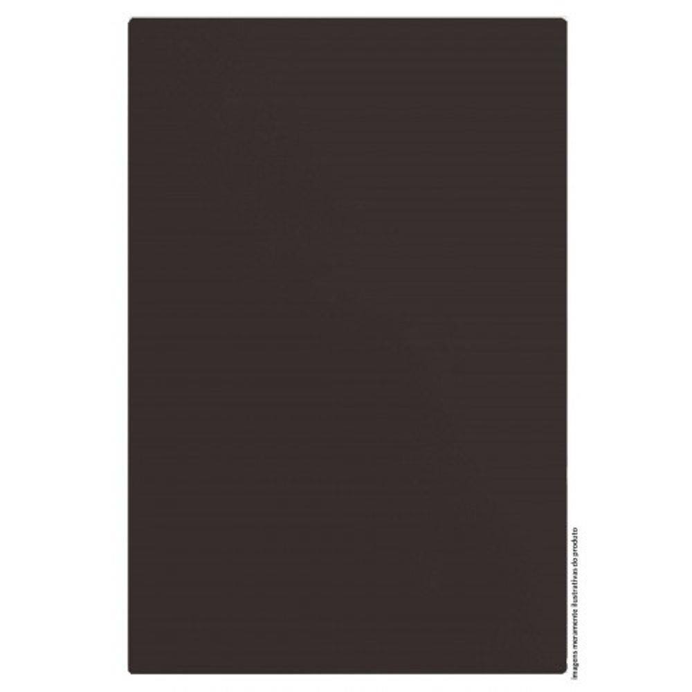 Placa Cega Com Suporte 4X2 - Recta Chocolate Satin Fosco - Brs12389-7Ch.