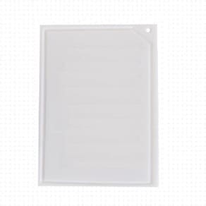 Tabua Corte Canaleta Polietileno - Branca 60 X 40 - Especial