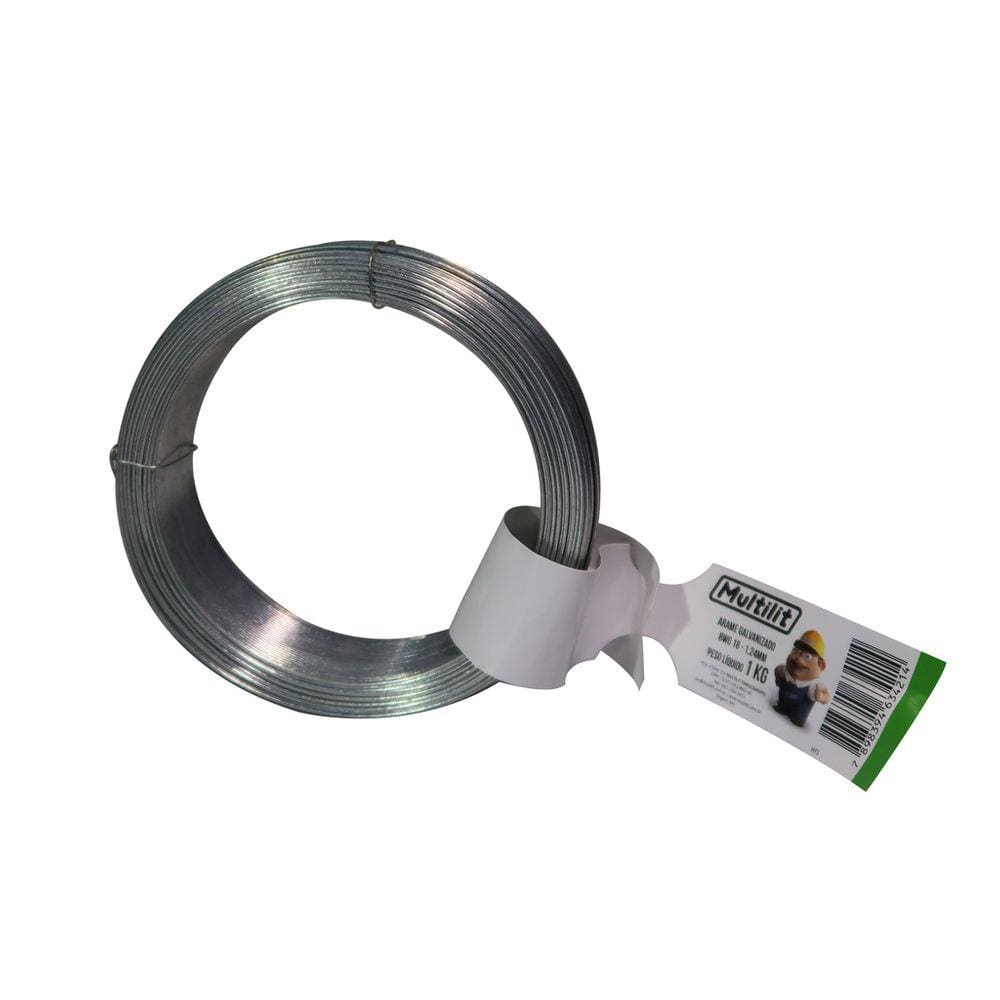 Arame Galvanizado 18 Bwg Multilit  1kg