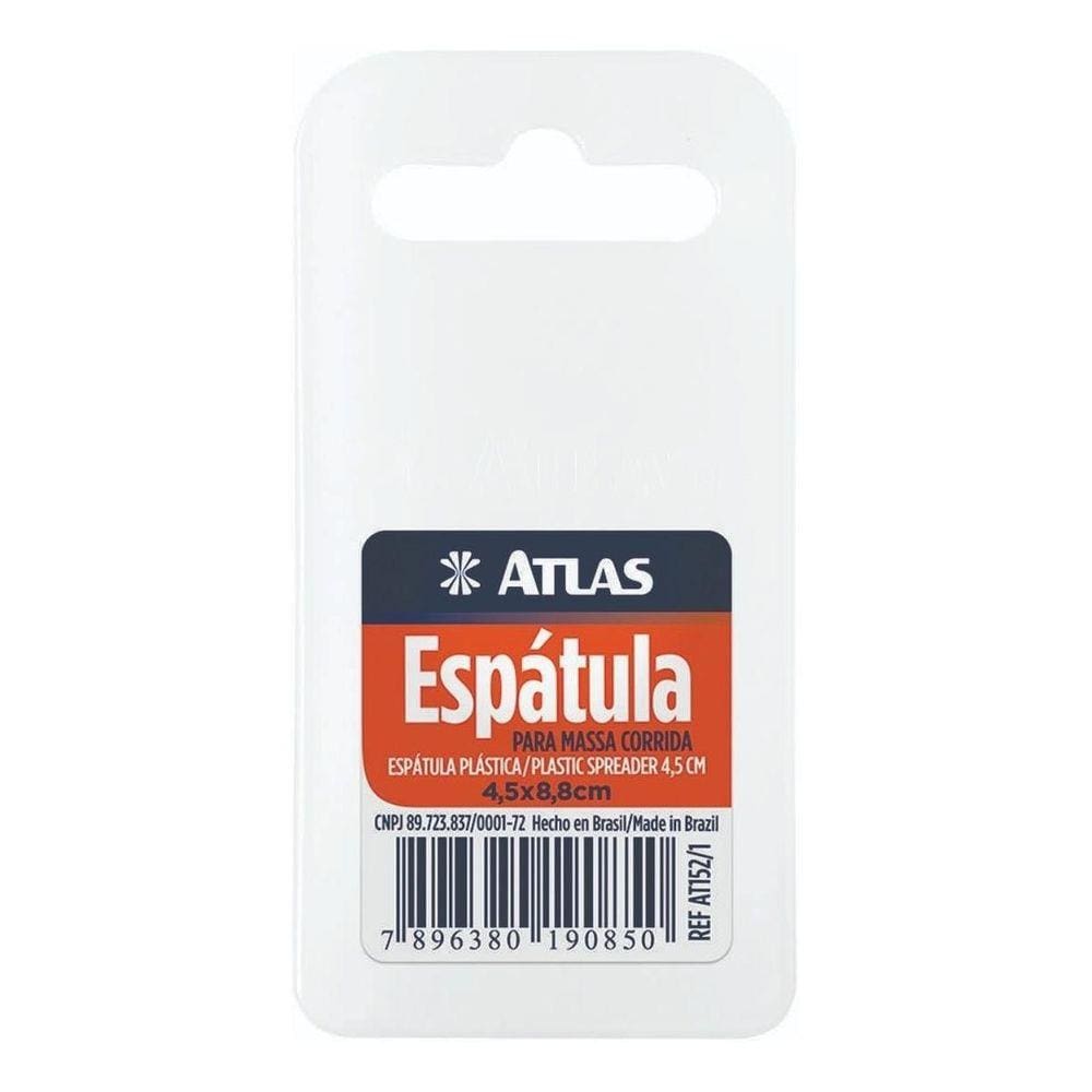 Espatula Para Massa Corrida Gesso Plastico Atlas 4,5 X 8,8Cm