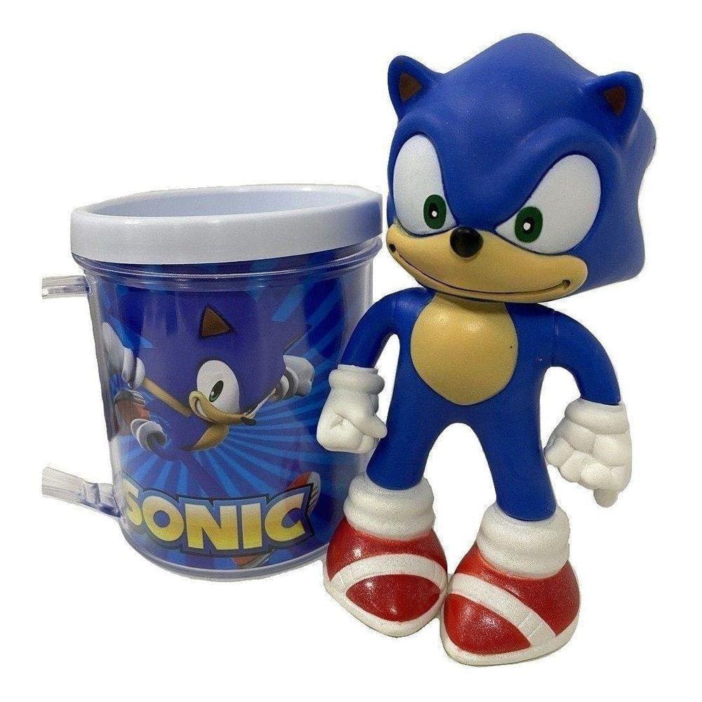 Boneco sonic 23 cm  Black Friday Pontofrio