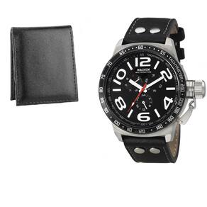 Relógio Magnum Sports MA33399P Pulseira de Couro Preto