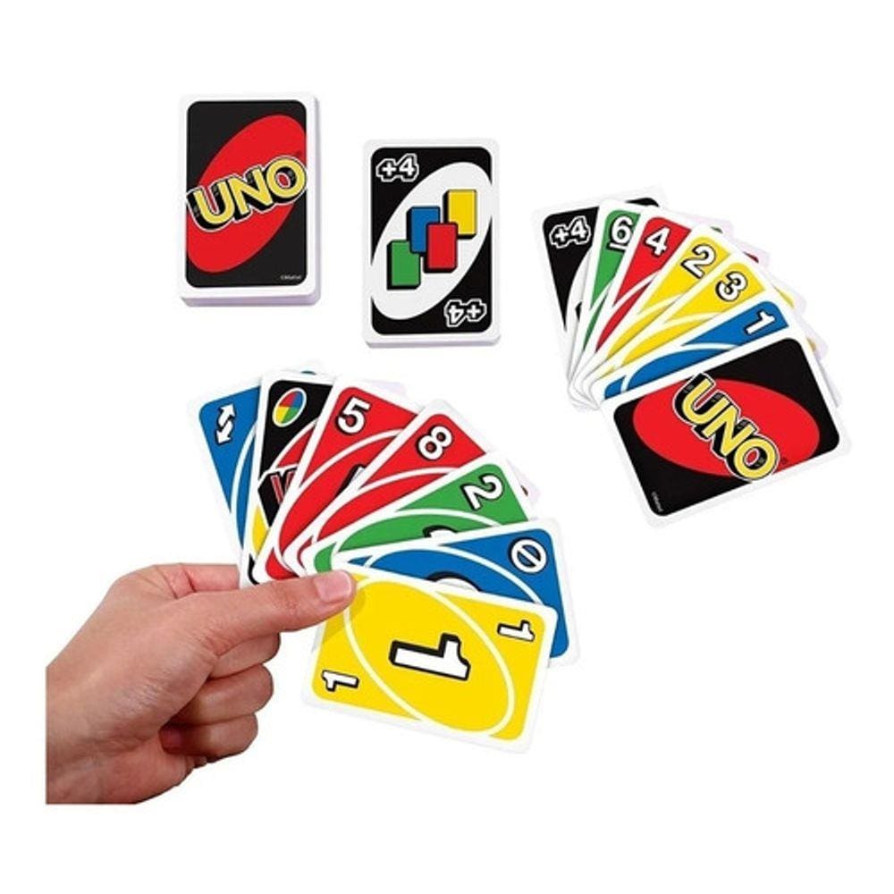 3x Jogo de Cartas uno Minimalista Mattel