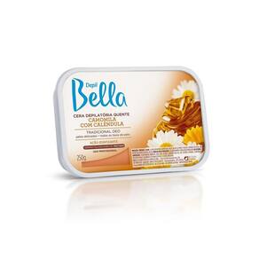 Cera Em Barra Depil Bella Quente Camomila Com Calêndula 250g