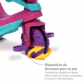 Triciclo Velobaby Passeio Pedal - Meninas - Bandeirante 207