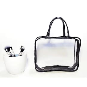 Necessaire Transparente/Bolsa Para Maquiagem