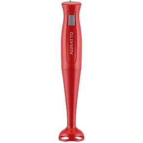 Mixer Elétrico Portátil c/ Copo Misturador Shake Suco Molho Creme Vermelho Agratto Mxv Super
