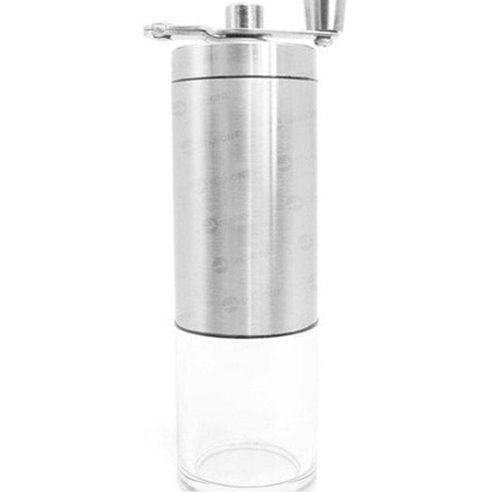 Moedor De Café Manual Compacto Em Inox Com Ajuste De Moagem