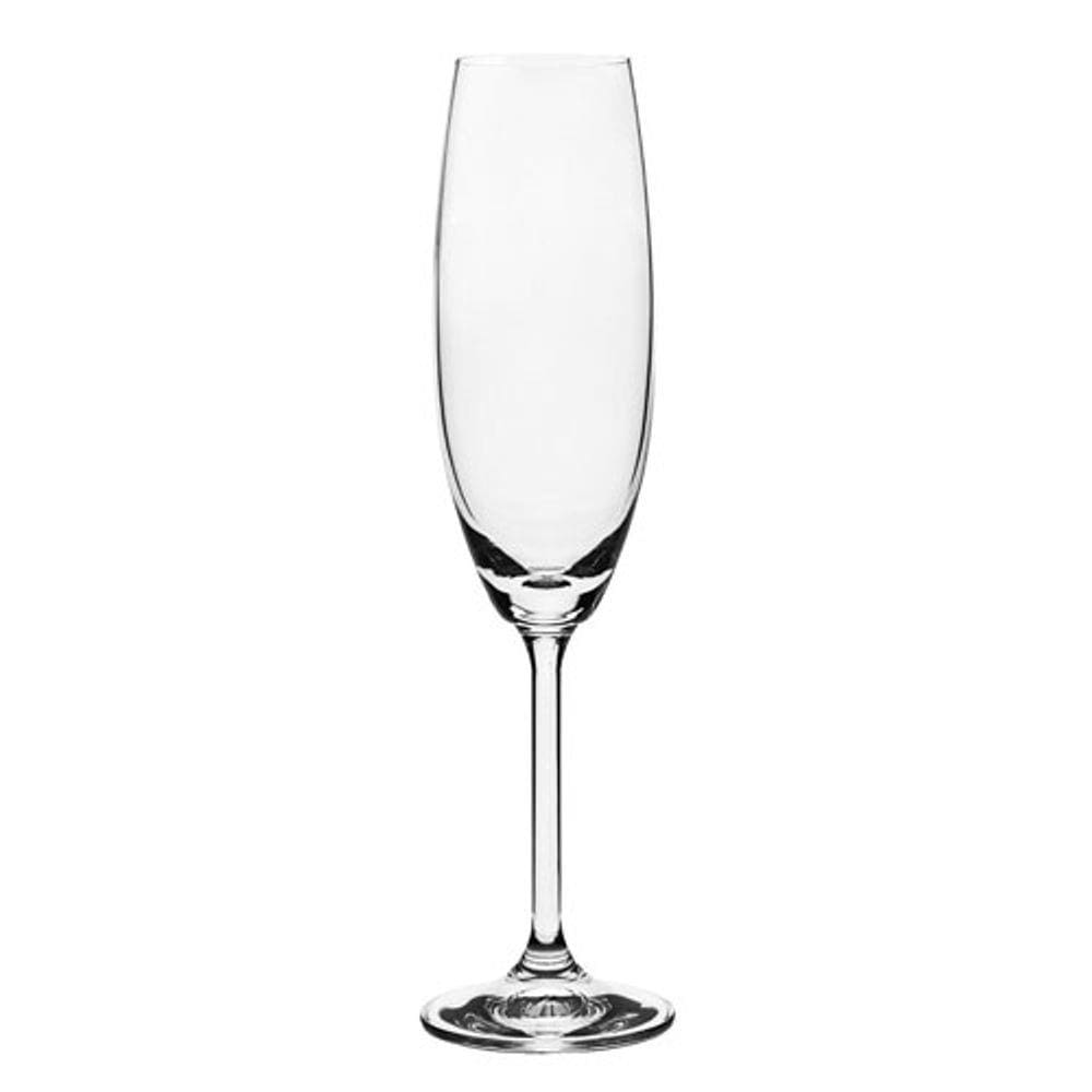 Jogo De 6 Tacas Para Champanhe Gastro Em Cristal Ecologico 220Ml A24cm Transparente