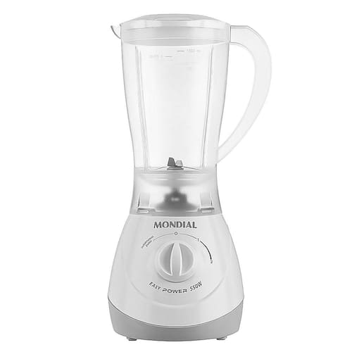 imagem-Liquidificador Easy Power Mondial L-550 1.5 Litros 550W Branco 127V - 110V