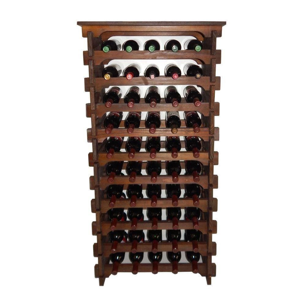 Adega Vinho Madeira 50 Garrafas tipo Mesinha Imbuia C05
