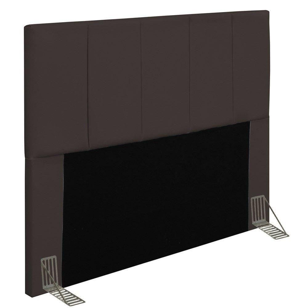 Cabeceira Cama Box Casal 140cm Pérola D10 Corano Marrom