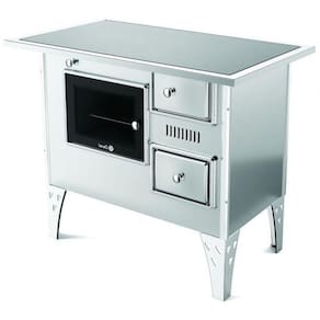 Fogão A Lenha N°2 Esquerdo Vitrocerâmico Inox