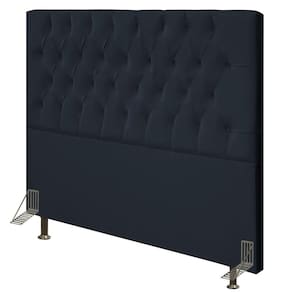 Cabeceira Cama Box Casal King 193cm Diamante Corano Preto