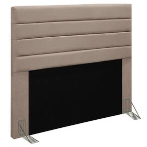 Cabeceira Cama Box Casal King 193cm Rubi D10 Suede Bege