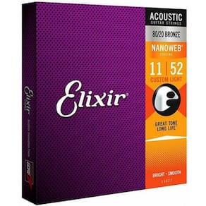 Cordas Para Violão Aço 010 Elixir Made In Usa C/ Nota Fiscal