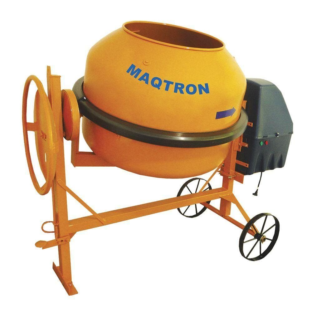 Betoneira 220 Litros Maqtron com Motor 3/4cv 3600 RPM Monofásico Rodas de Ferro