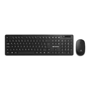 Kit Teclado E Mouse Sem Fio C3Tech K-W20 Preto Pt/Br Abnt2
