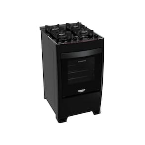 Fogão Dako Supreme Glass 4 Bocas, Acendimento Automático, Vidro Temperado - Preto - Bivolt - 569