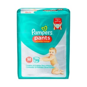 Fralda Descartável Pampers, Pants Pacotão Média - 8 Pacotes com 20 Tiras