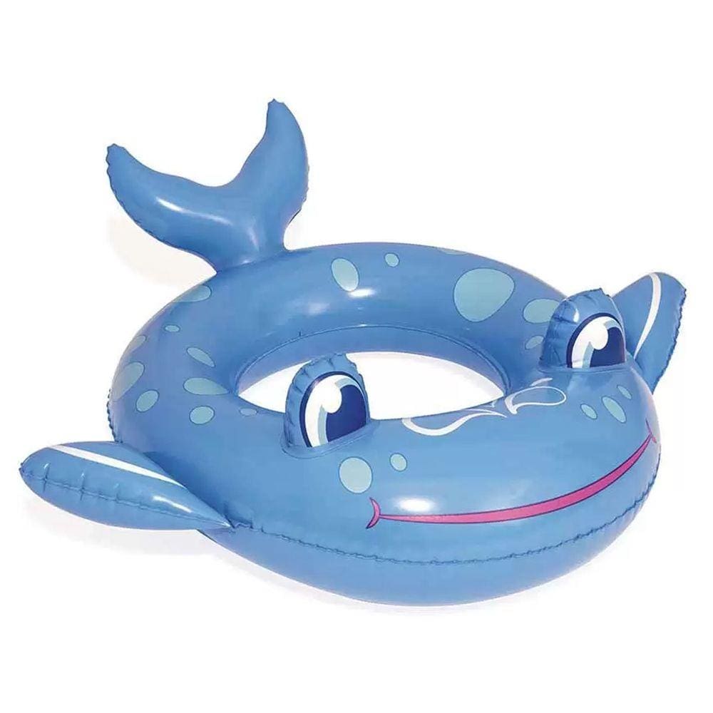 Boia Infantil Piscina Redonda 79cm Formato Baleia 3 a 6 Anos
