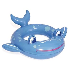 Boia Infantil Piscina Redonda 79cm Formato Baleia 3 a 6 Anos