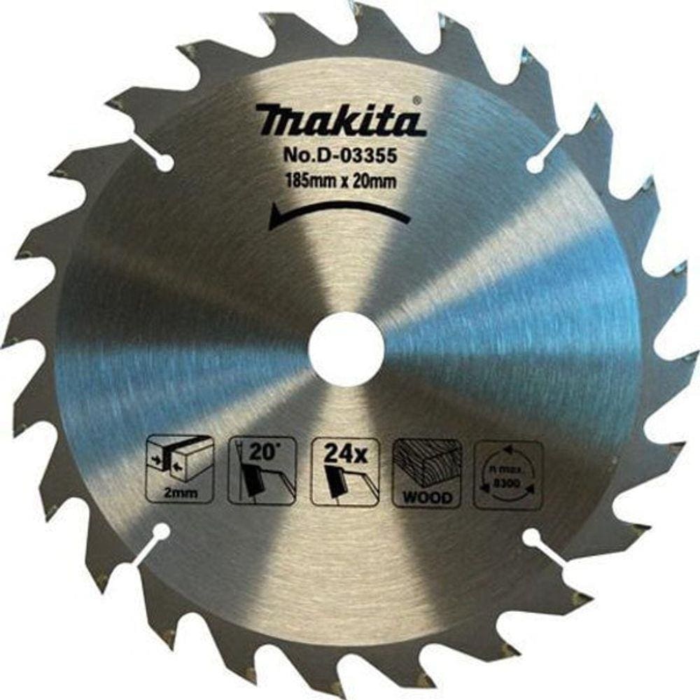 Disco De Serra Para Madeira Dentes De Metal 185X20Mm D-03355
