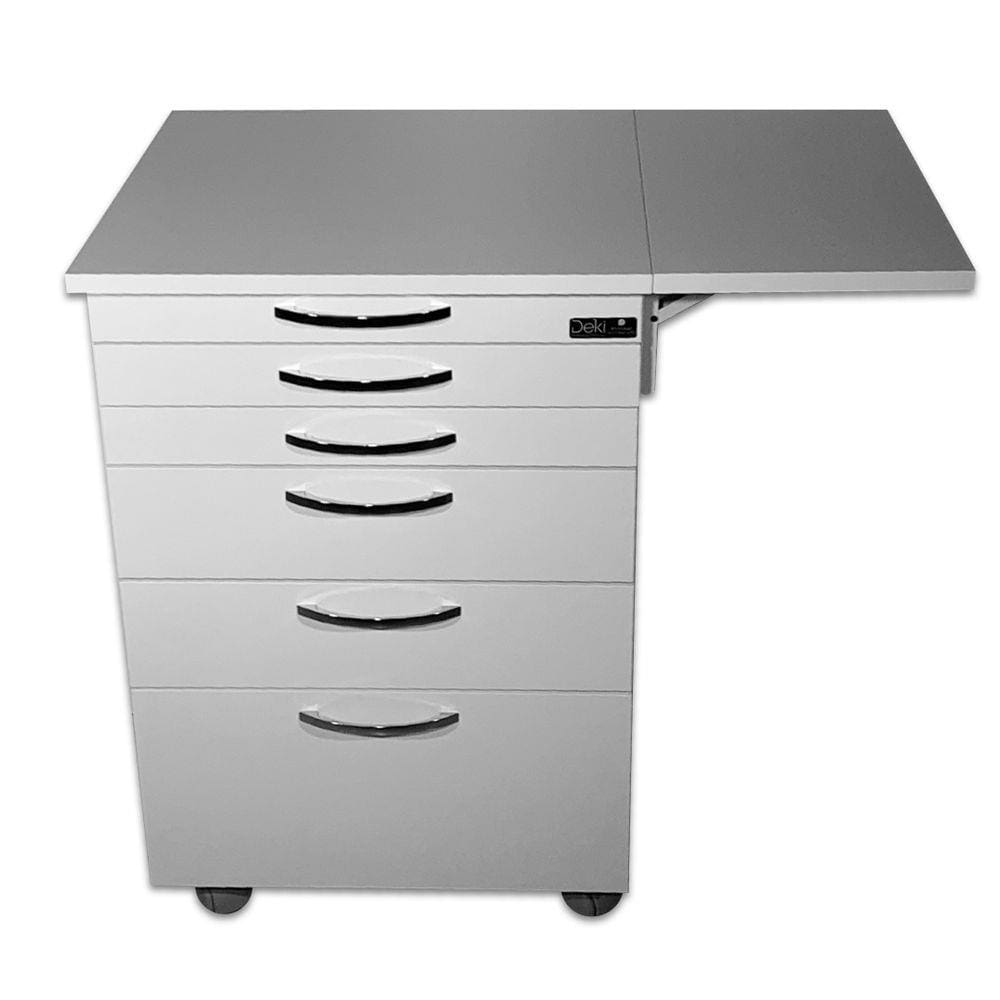 Mesa De Apoio Odontológico Com 5 Gavetas -Funcional e Prática