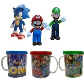 Kit Miniaturas Bonecos Do Sonic The Hedgehog