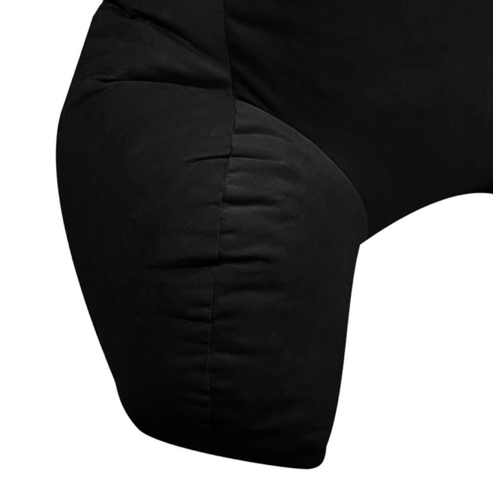 Encosto Dino Veludo Preto (50x60x75)