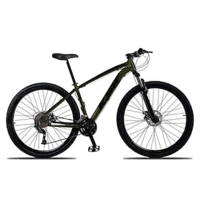 Bicicleta Aro 29 KSW XLT 21v Shimano Tourney Verde Pérola com Preto 19