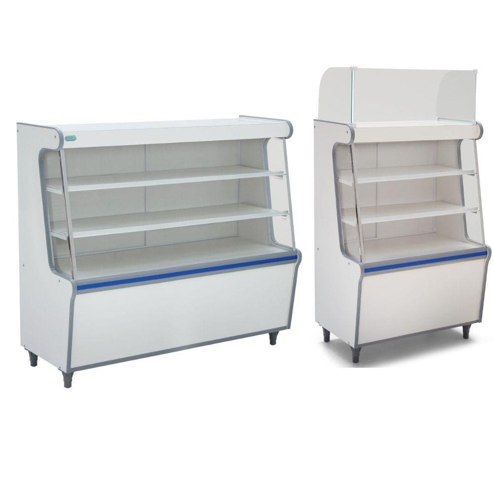 Balcão Vitrine Seco 1,20m E Caixa Atendimento Artlux