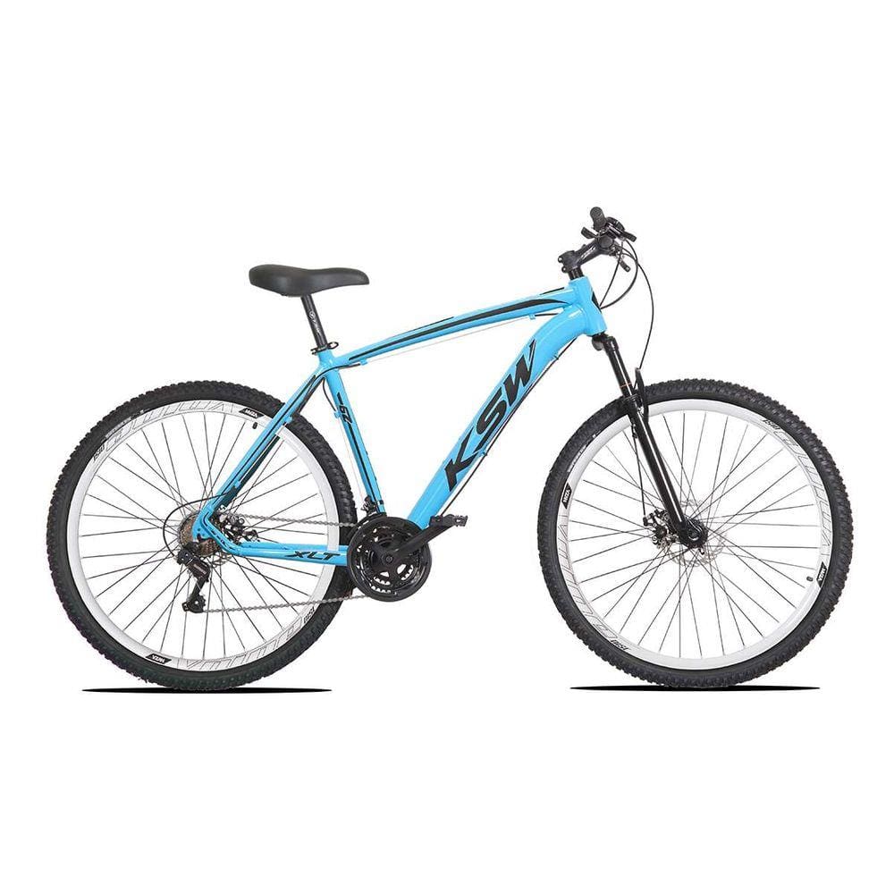 Bicicleta Aro 29 KSW XLT 21v Shimano Tourney Azul com Preto 15