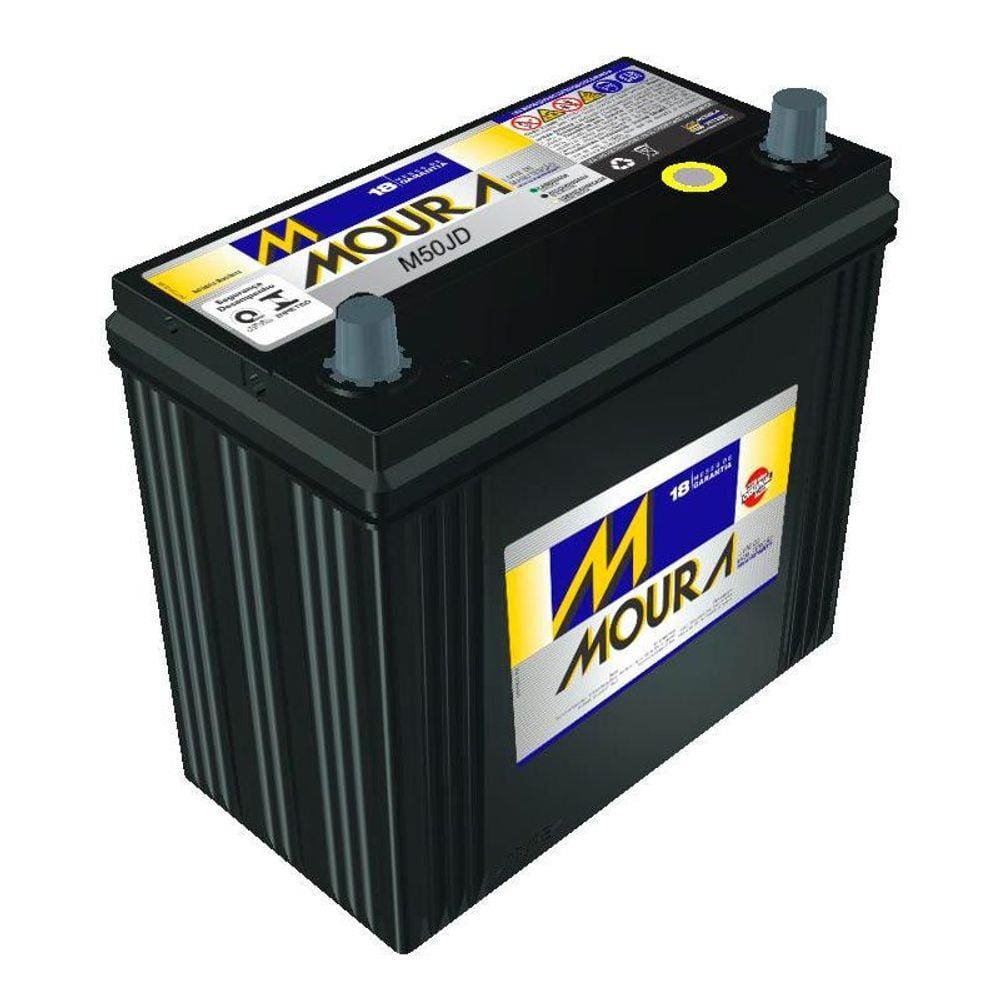 Bateria Automotiva MOURA 50Ah 12V M50JD e M50JE