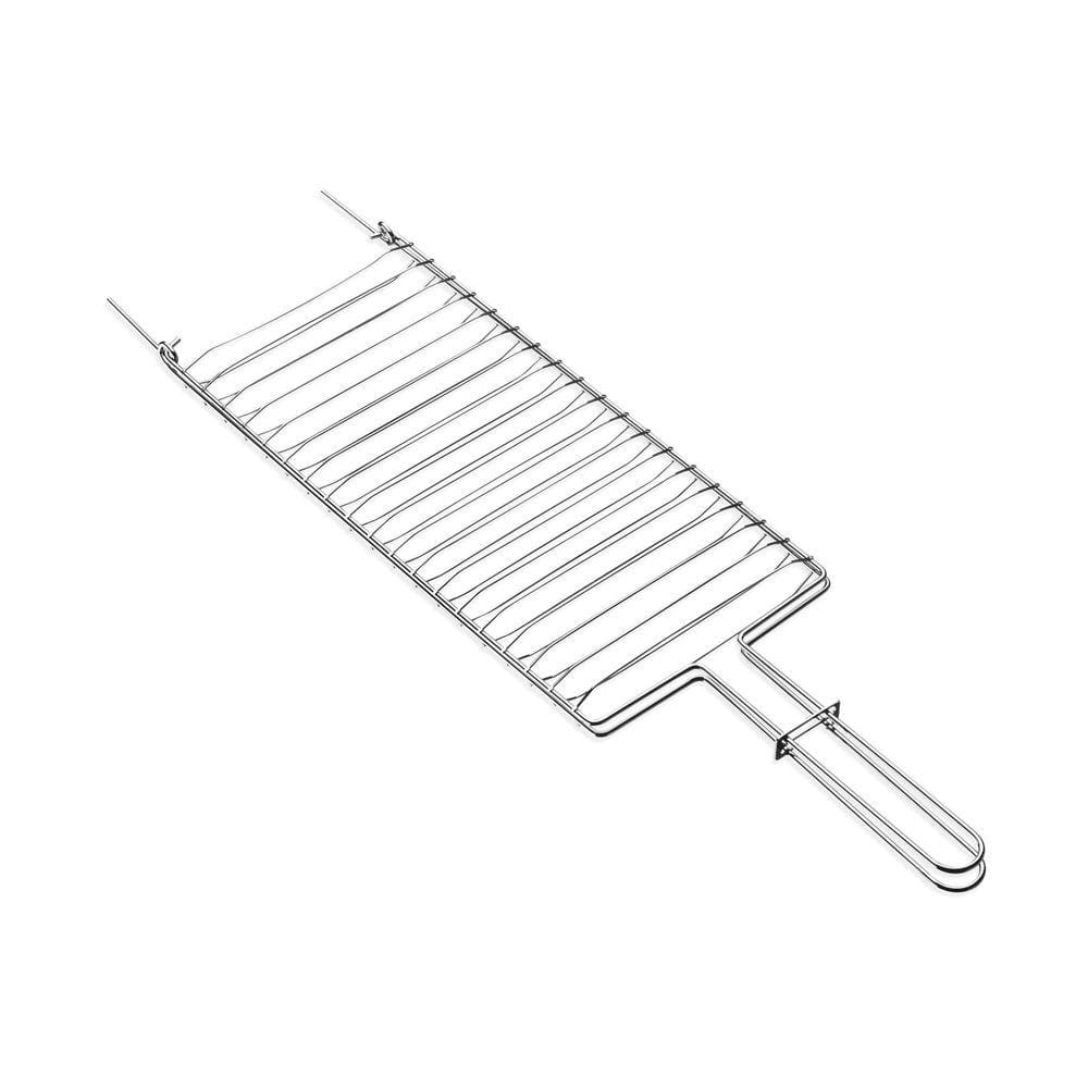 Grelha Tramontina Churrasco em Aço Inox 72,5 x 22,5 cm Tramontina