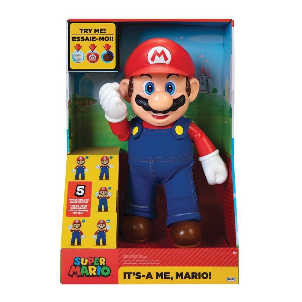 Super Mario - Boneco Articulado Com Som