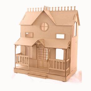 22 Móveis Para Casa Da Barbie Madeira Mdf Natural