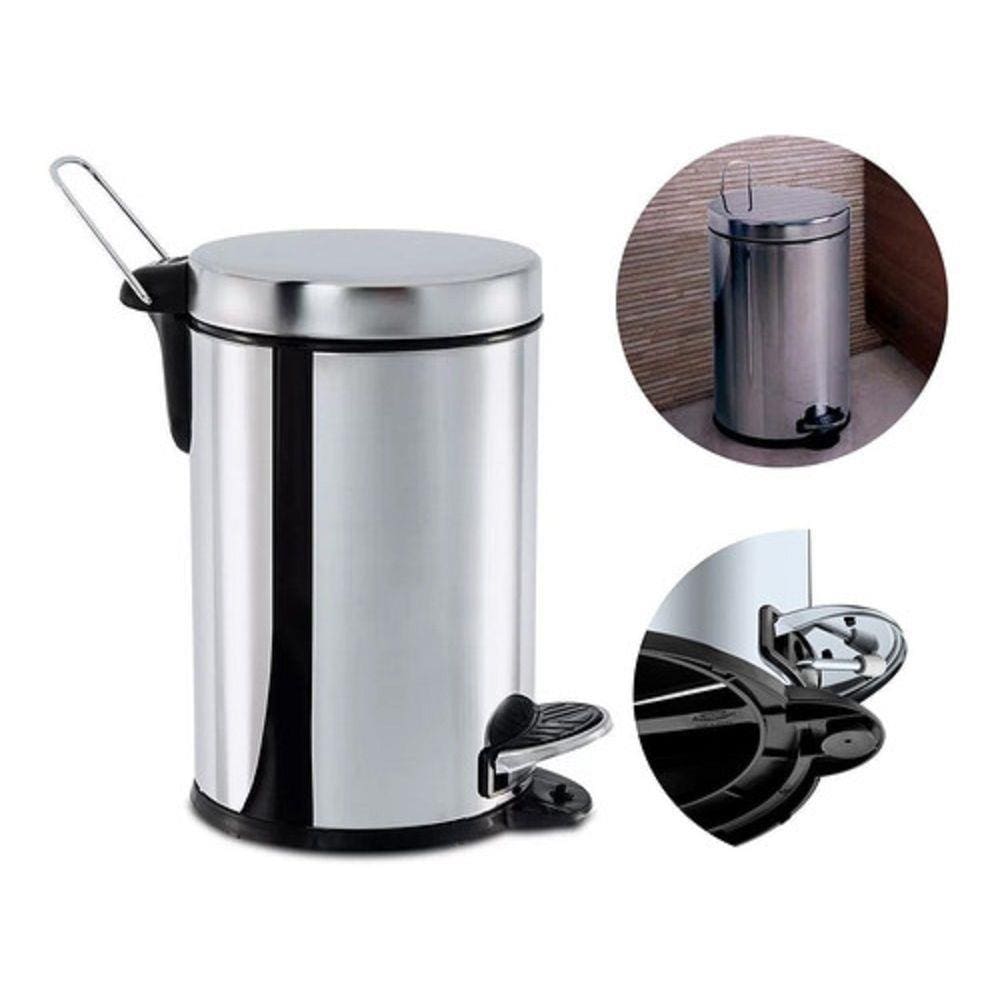 Lixeira Inox Com Pedal E Balde 30L Decorline 3040/205