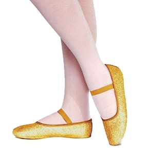 Sapatilha Só Dança Meia Ponta Com Glitter Para Ballet Infantil