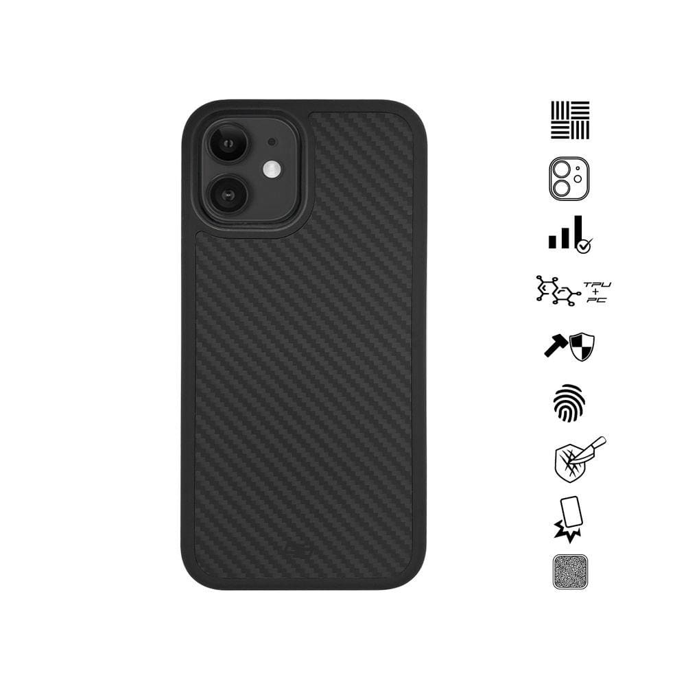 i12 Capa Fibra De Carbono Real - Carbon Design - Série especial