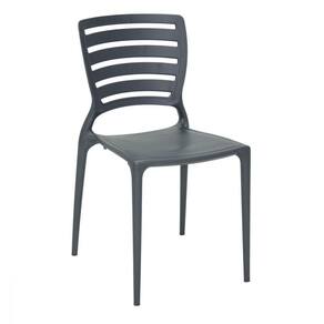 Cadeira Sofia Encosto Horizontal Grafite Tramontina 92237007