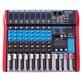 MESA DE SOM SOUNDVOICE MS802 EUX 8 Canais