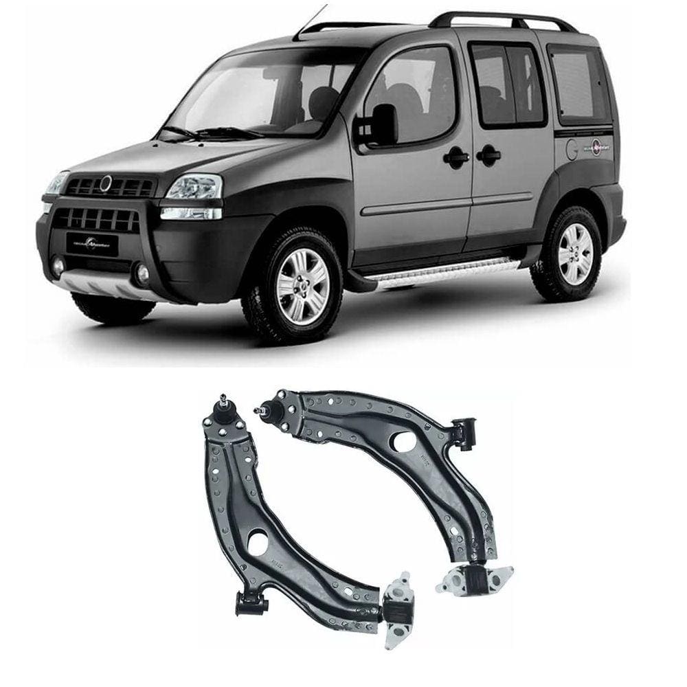 Bandeja Fiat Doblo Adventure Dianteira (2004 Até 2014) Flex Automotive O Par