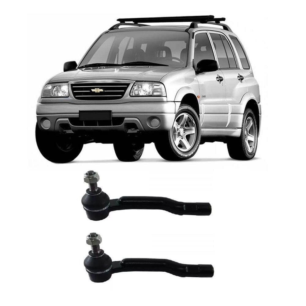 Terminal de Direção Chevrolet Tracker Dianteiro 2001 Até 2009 Flex Automotive O Par