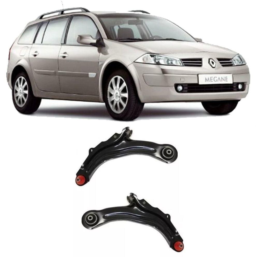 Bandeja Renault Megane Grand Tour Dianteira (2002 Até 2008) Impacto - O Par