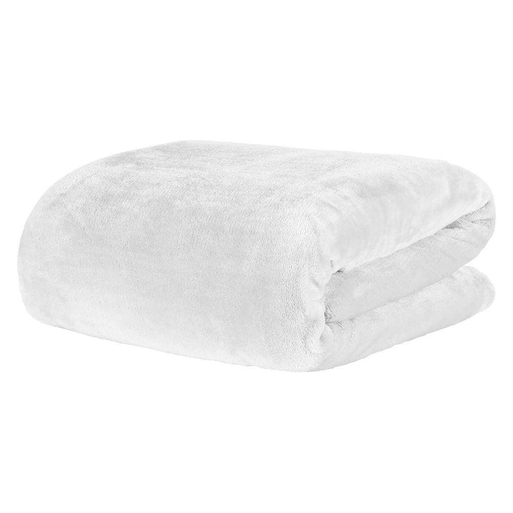 Cobertor/Manta Blanket Branco Casal Kacyumara