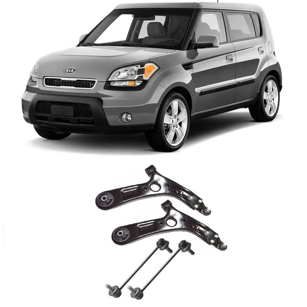 Bandeja + Bieleta Kia Soul Dianteira 2009 Até 2015 O Par