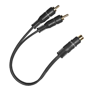 Cabo de Audio Tcw 1 Rca Femea + 2 Rca Macho 4mm Com 10 Pecas