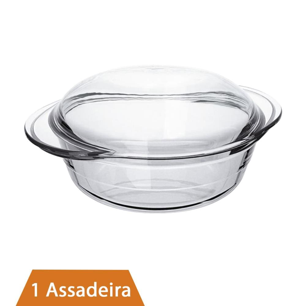Terrina Redonda 1L Pequena Base 0,7L Tampa 0,3L Nadir